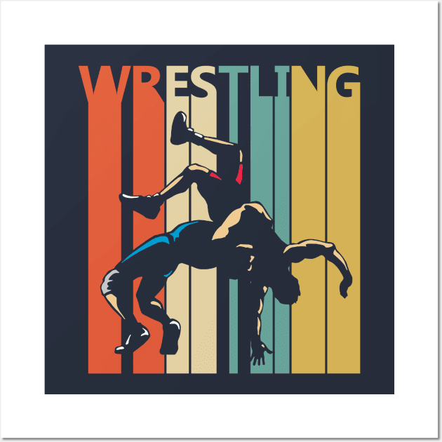 Vintage Wrestling Gift Wall Art by GWENT